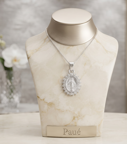Dije Milagrosa En Plata 925