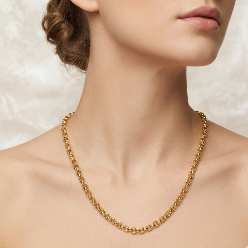 Cadena Evelina Oro Italiano 18k /750