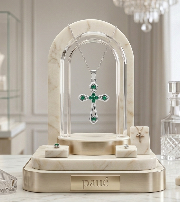 Dije Cruz Misericordia En Plata 925