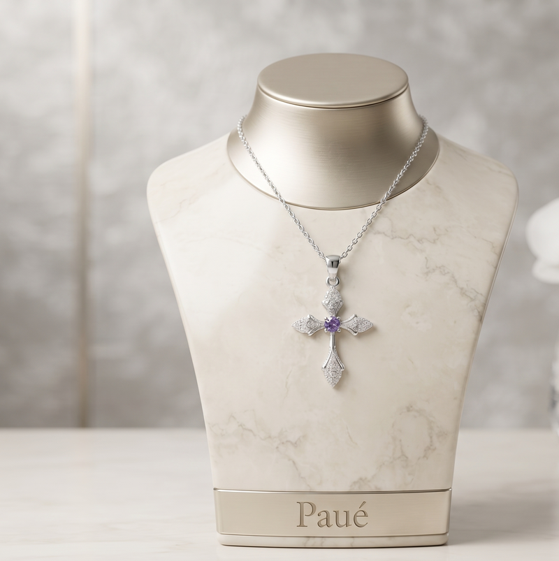 Dije Cruz Imperlan En Plata 925