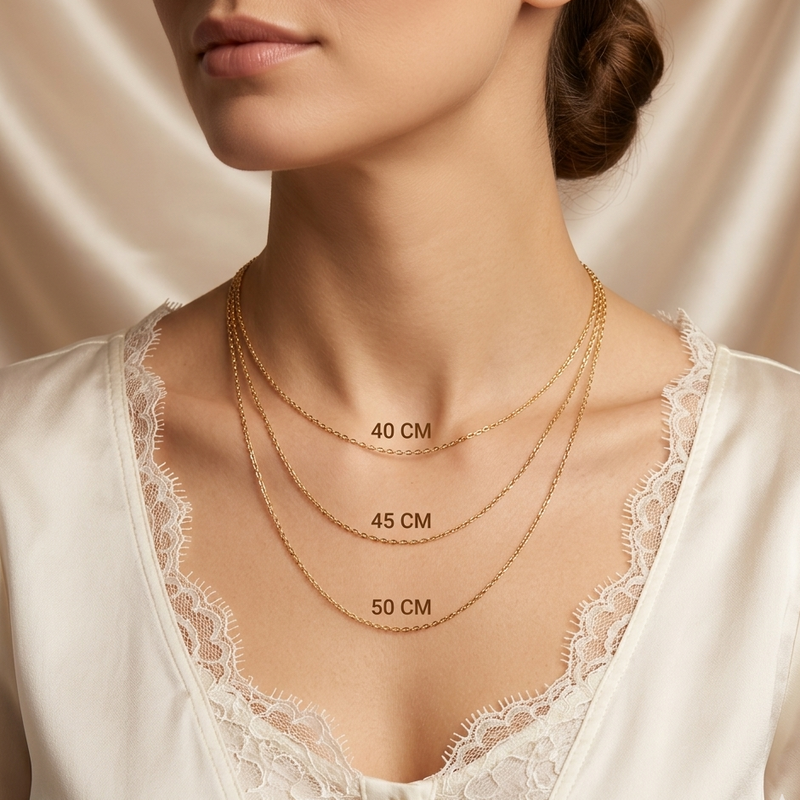 Cadena Olyssia Oro Italiano 18k / 750