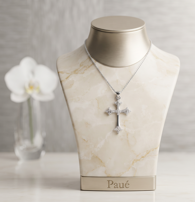 Dije Cruz Victoria En Plata 925