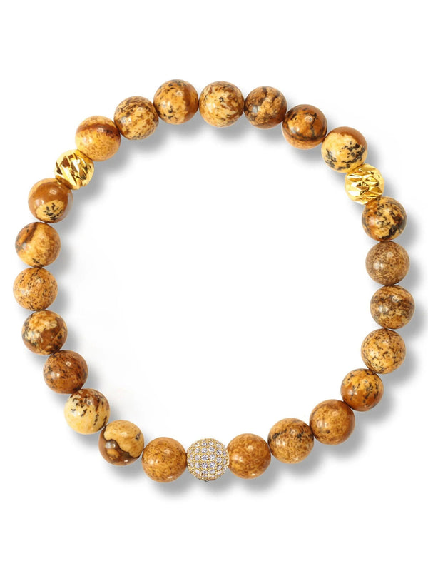 Brazalete Jasper 6mm - Tayrona Accesorios