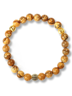 Brazalete Jasper 6mm - Tayrona Accesorios