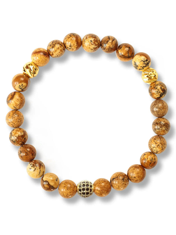 Brazalete Jasper 6mm - Tayrona Accesorios