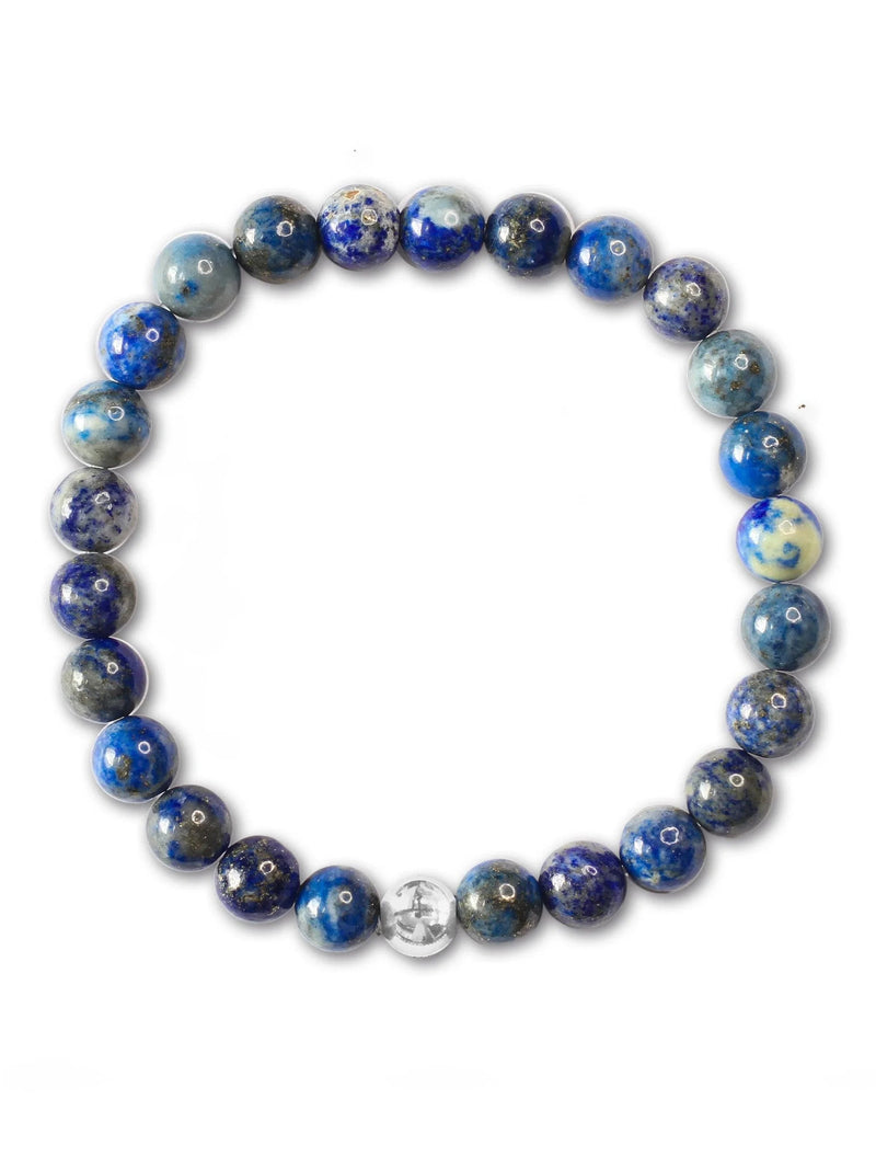 Brazalete Lapislazuli 6mm - Tayrona Accesorios
