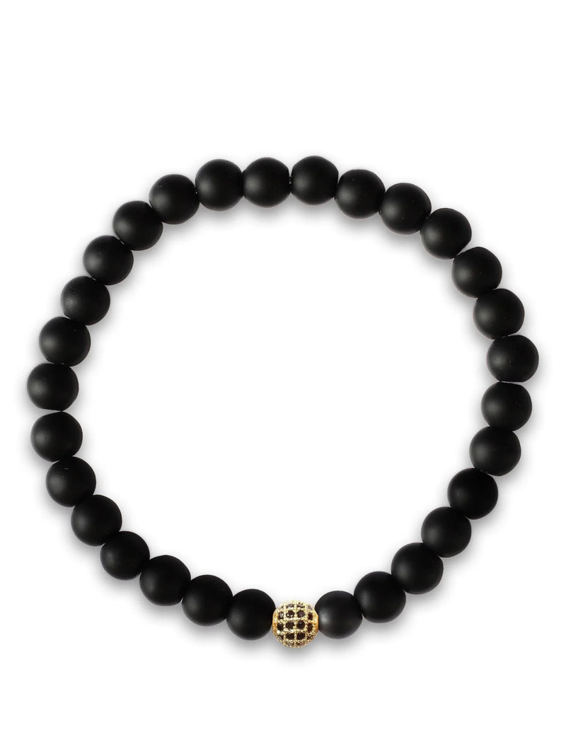 Brazalete All Black 6mm - Tayrona Accesorios