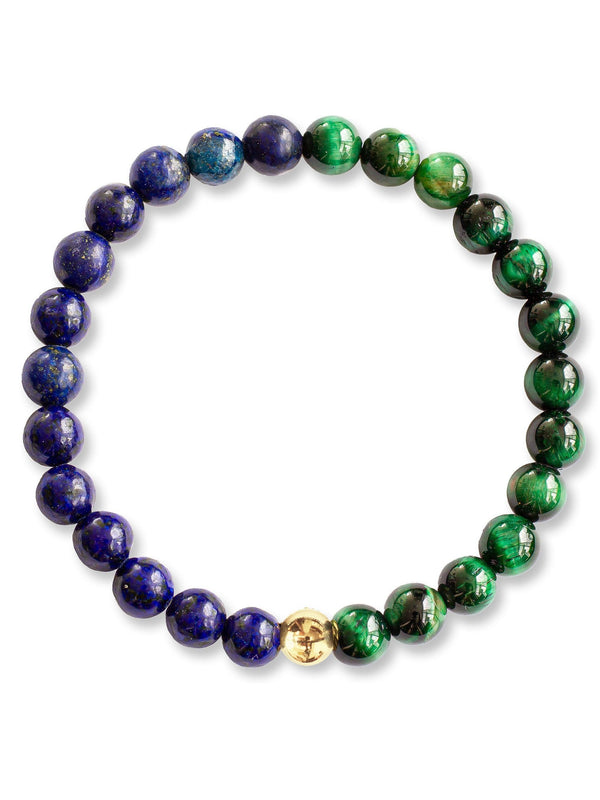 Brazalete Tigre Océano 6mm - Tayrona Accesorios