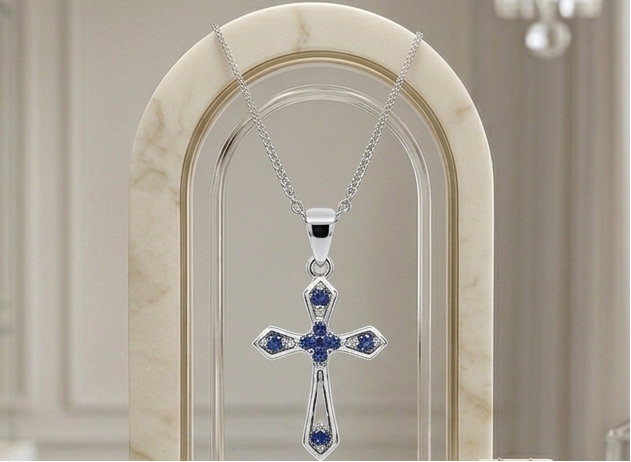 Dije Cruz Fe Infinita Plata 925