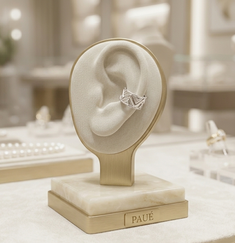 Earcuff Aurenza Chapado En Plata 925