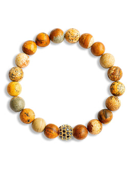 Brazalete Jasper 8mm - Tayrona Accesorios