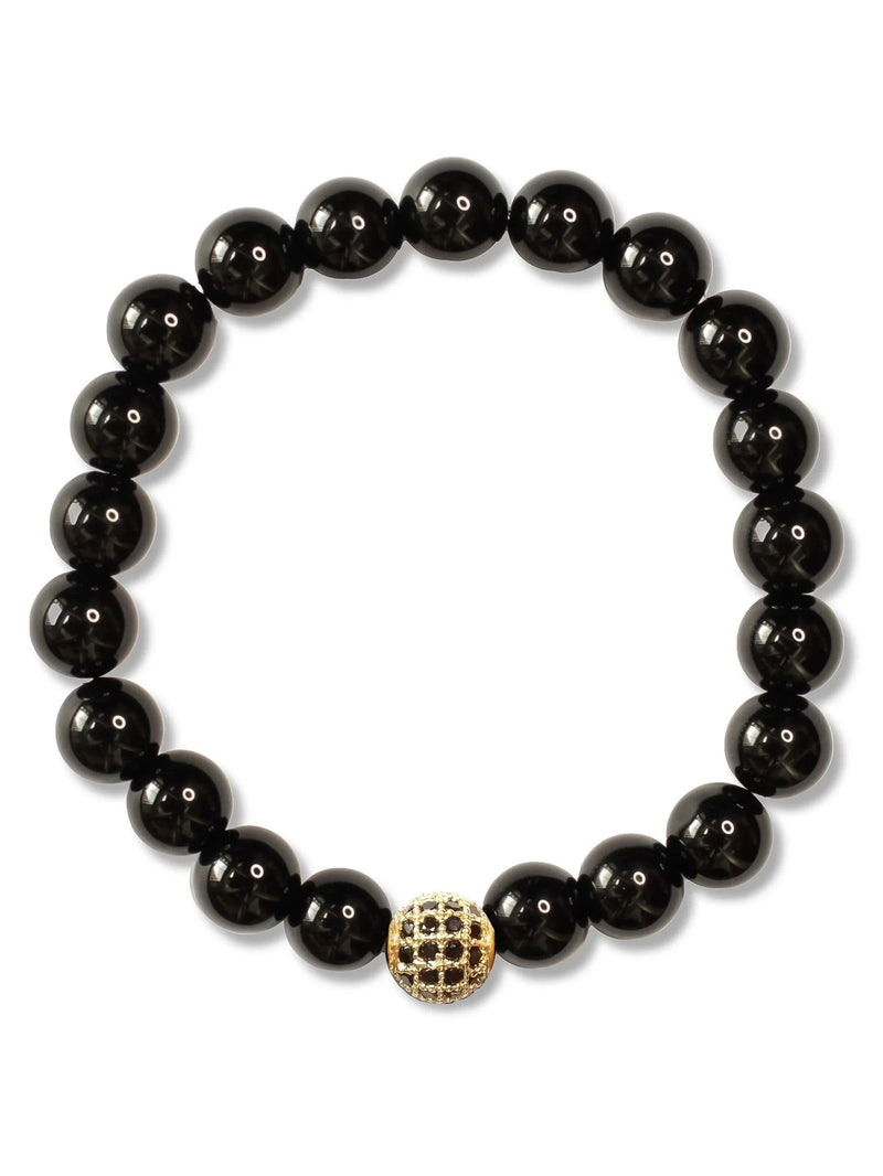 Brazalete Onyx 8mm - Tayrona Accesorios