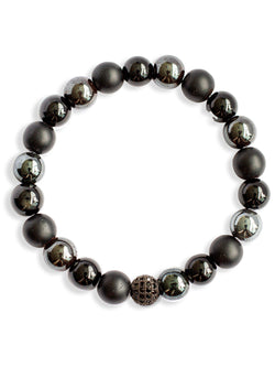 Brazalete Tayrona Onyx 8mm - Tayrona Accesorios