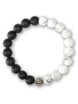 Brazalete Volcán Nevado 8mm - Tayrona Accesorios
