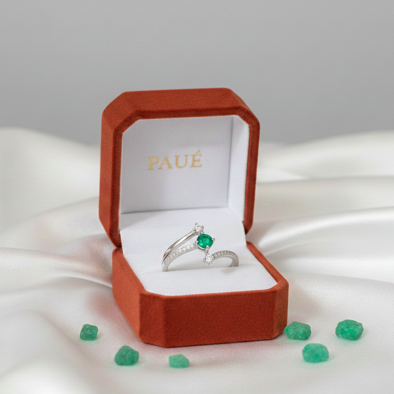 Anillo Con Esmeralda Duna