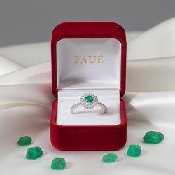 Anillo Con Esmeralda Celia