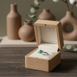 Anillo Con Esmeralda Mara