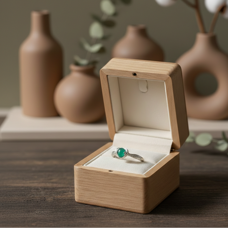 Anillo Con Esmeralda Mara
