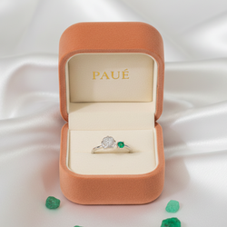 Anillo Con Esmeralda Selene