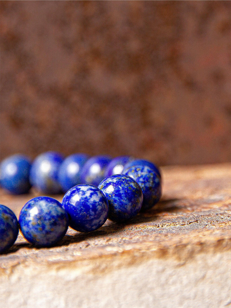 Brazalete Lapislazuli 8mm - Tayrona Accesorios