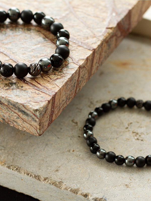 Brazalete Tayrona Onyx 6mm - Tayrona Accesorios