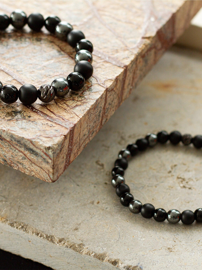 Brazalete Tayrona Onyx 6mm - Tayrona Accesorios