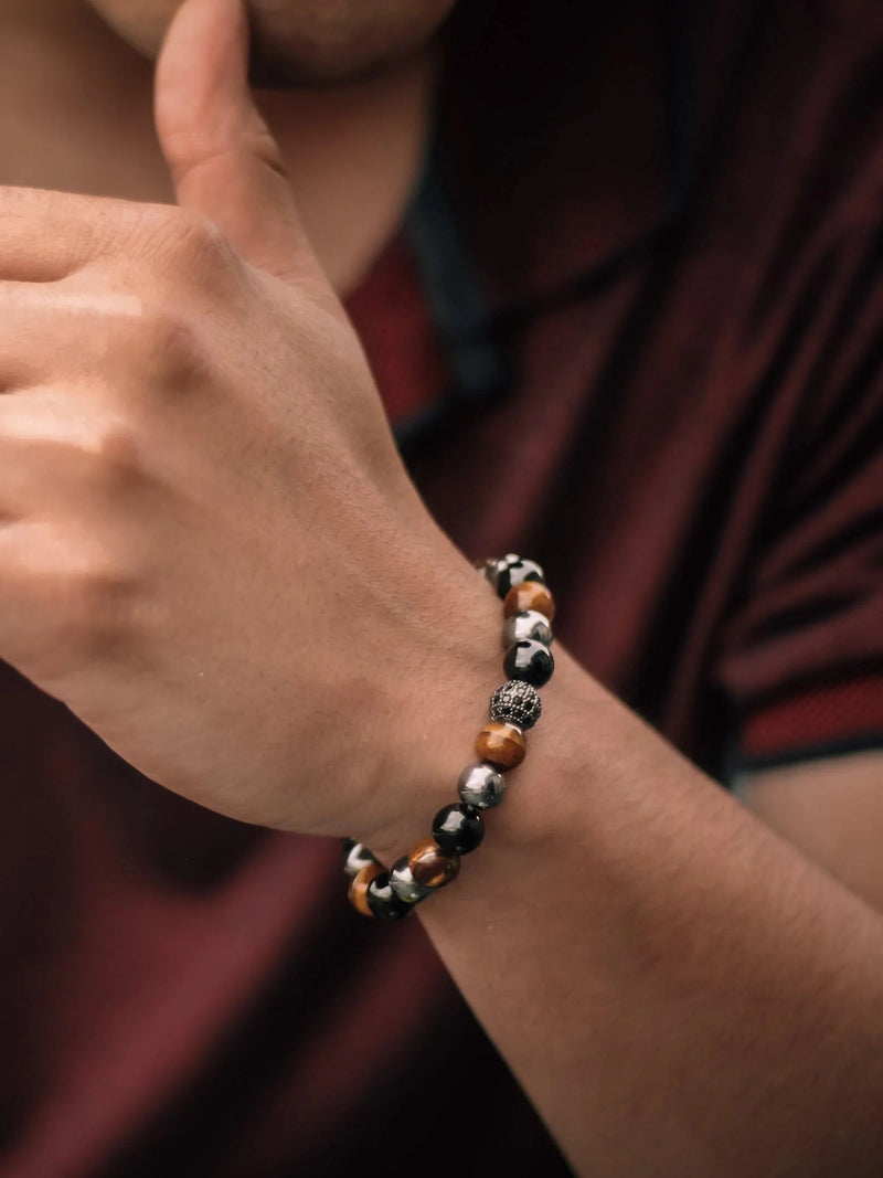 Brazalete Tayrona Tigre 8mm - Tayrona Accesorios