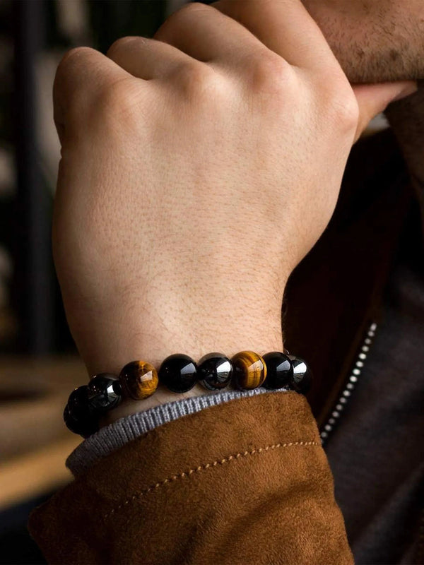 Brazalete Tayrona Tigre 8mm - Tayrona Accesorios
