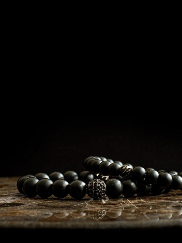 Brazalete All Black 6mm - Tayrona Accesorios