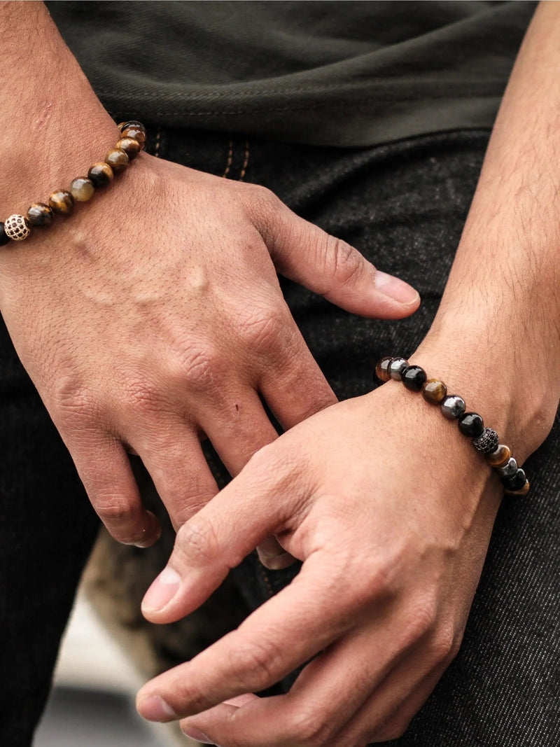 Brazalete Tayrona Tigre 8mm - Tayrona Accesorios