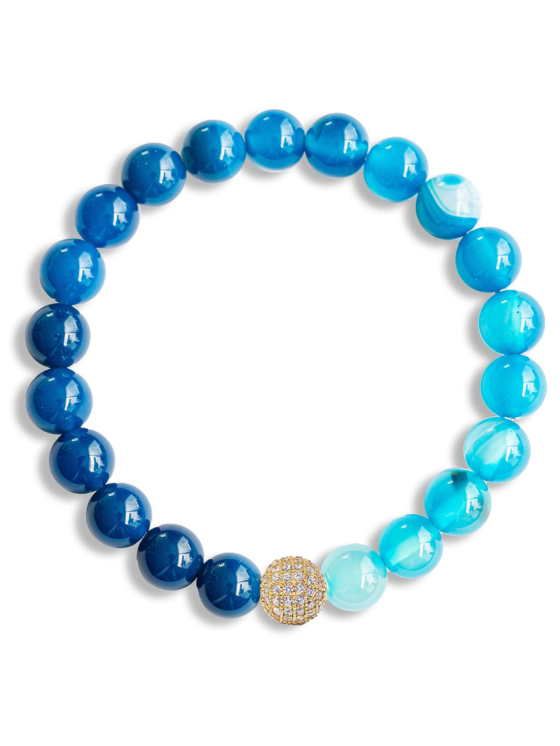 Brazalete Océano 8mm - Tayrona Accesorios