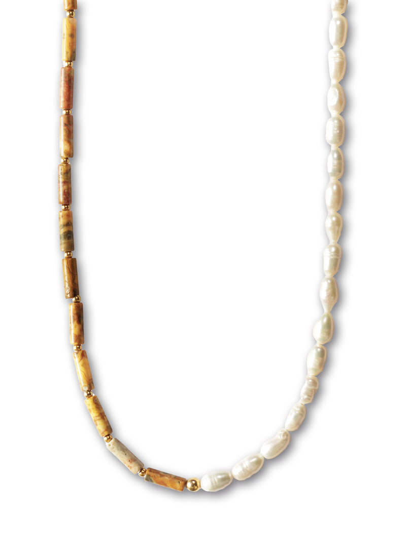 Collar Perla de Rio y Jasper