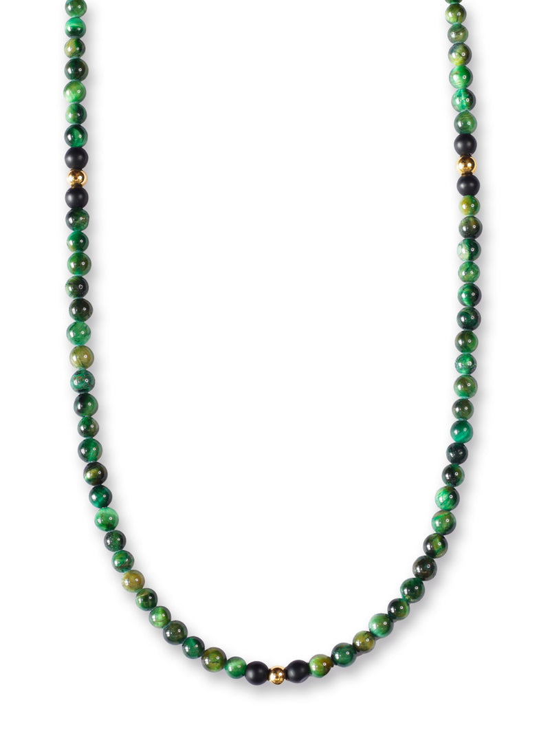 Collar Ojo de Tigre Verde