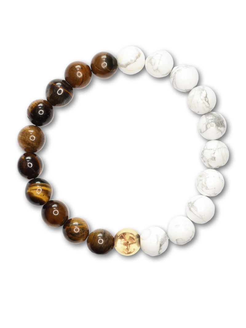 Brazalete Ojo de Tigre Café Nevado