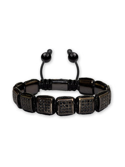 Brazalete Artesano Negro 8mm