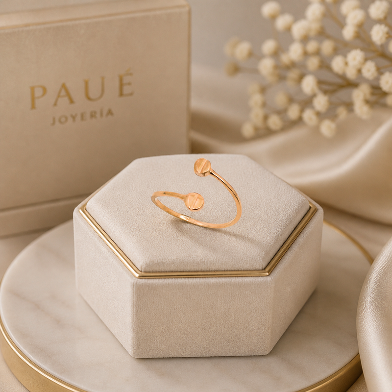 Anillo Aurea Clásico En Oro 18k