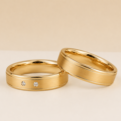 Argollas Prisma Oro 18k
