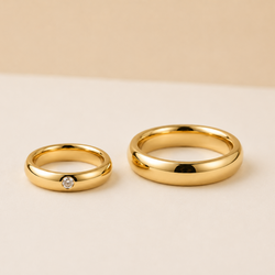 Argollas Fiorela Oro 18k