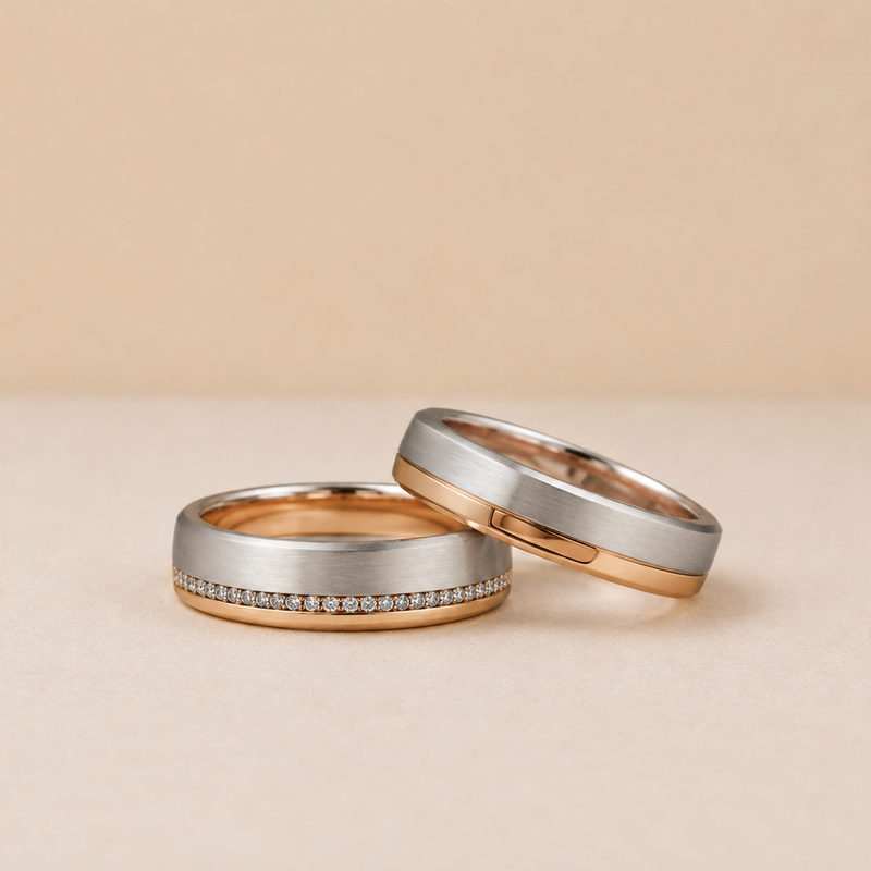 Argollas de Matrimonio Alliance de Vie 18k