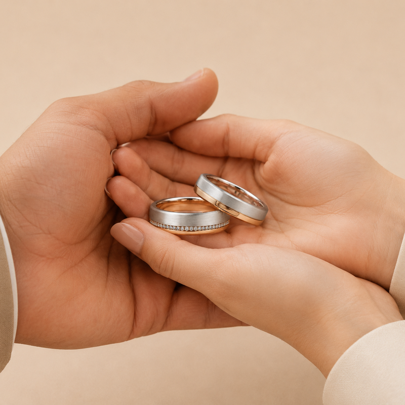 Argollas de Matrimonio Alliance de Vie 18k