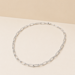 Cadena Marceau En Plata 925