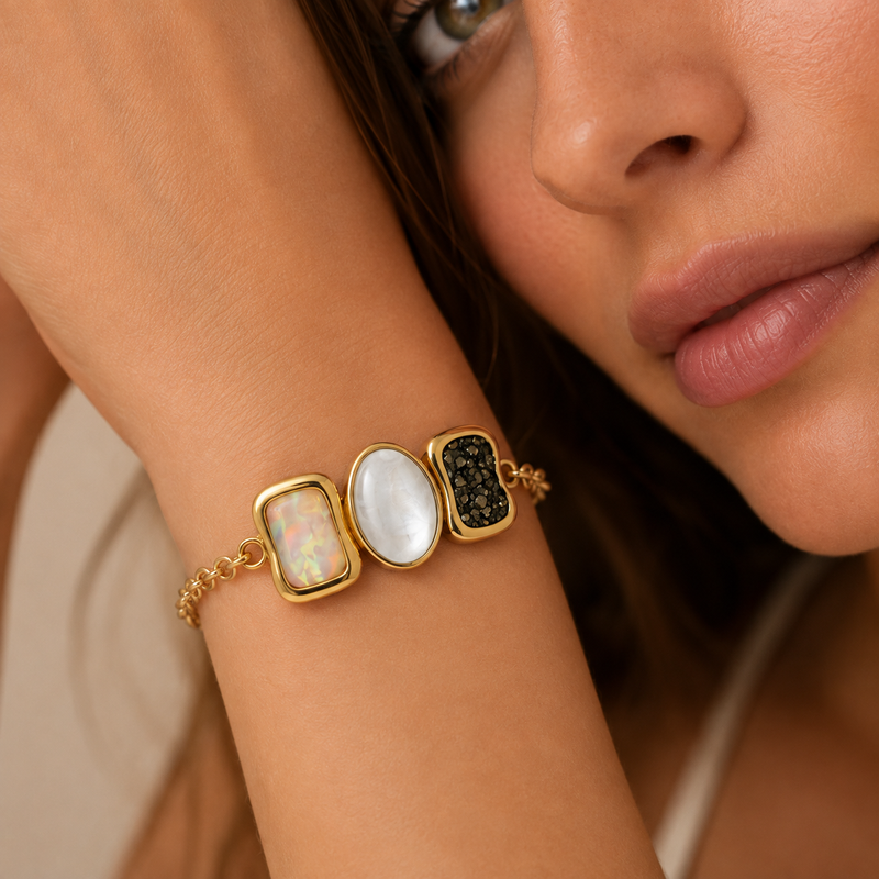 Pulsera Opalo Marino