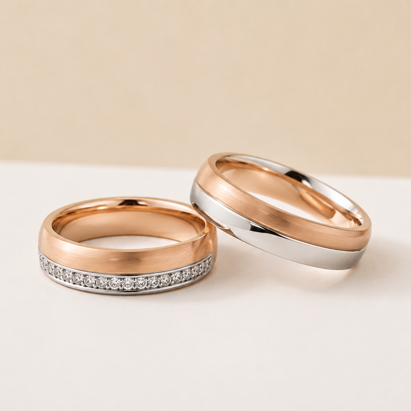 Argollas de Matrimonio Sempiterno 18k
