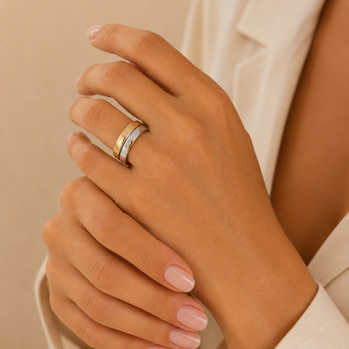 Argollas de Matrimonio Aura Real oro 18k