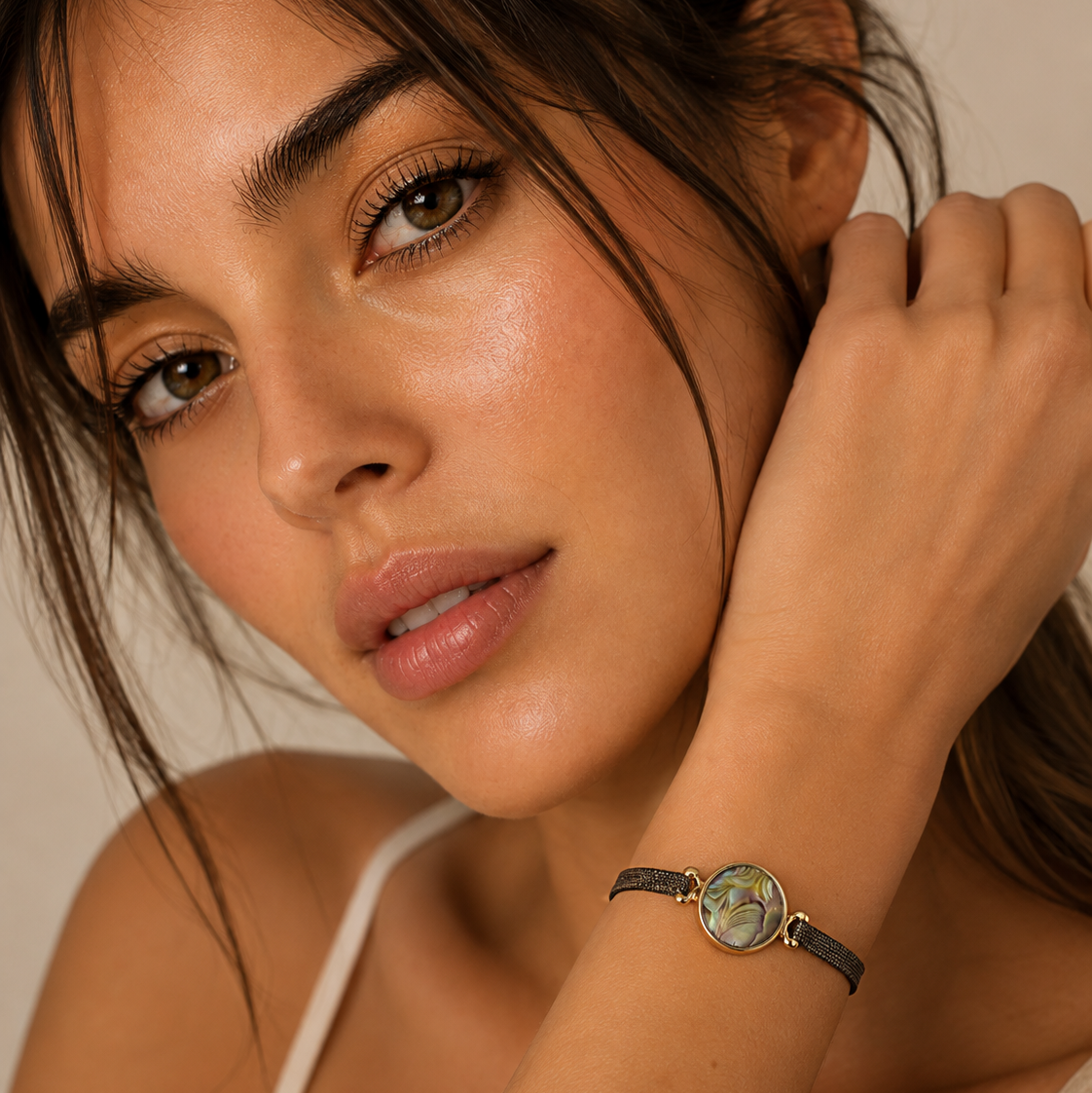 Pulsera Opalo De Mar Energetica