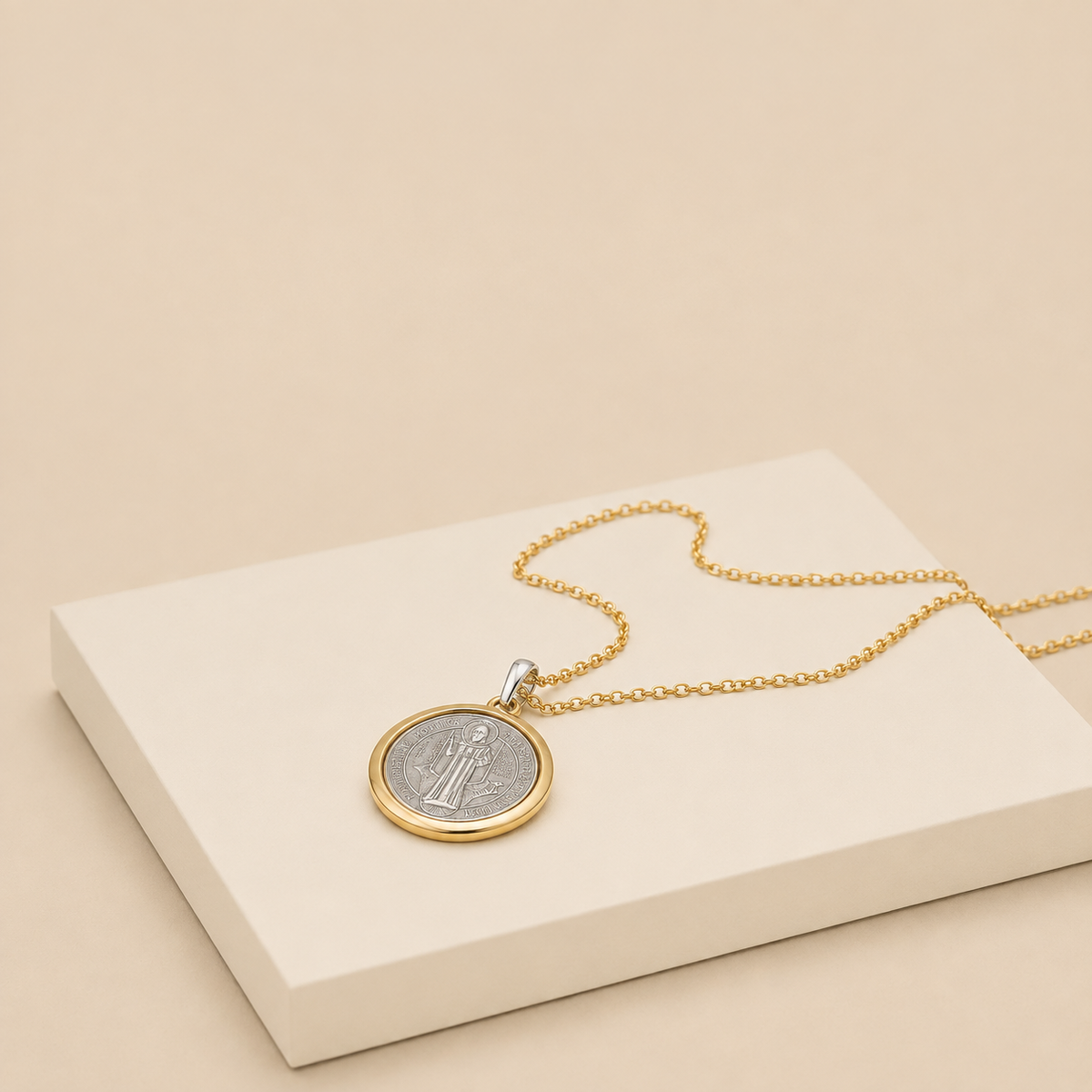 Dije Medalla Oro Plata