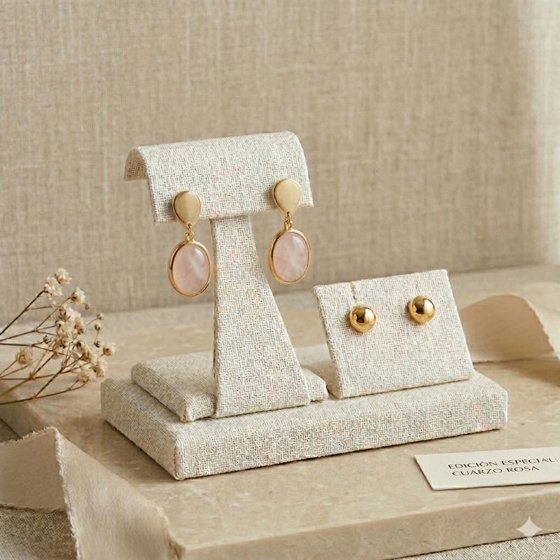 Aretes Piedra Energéticas Alquimia Sagrada