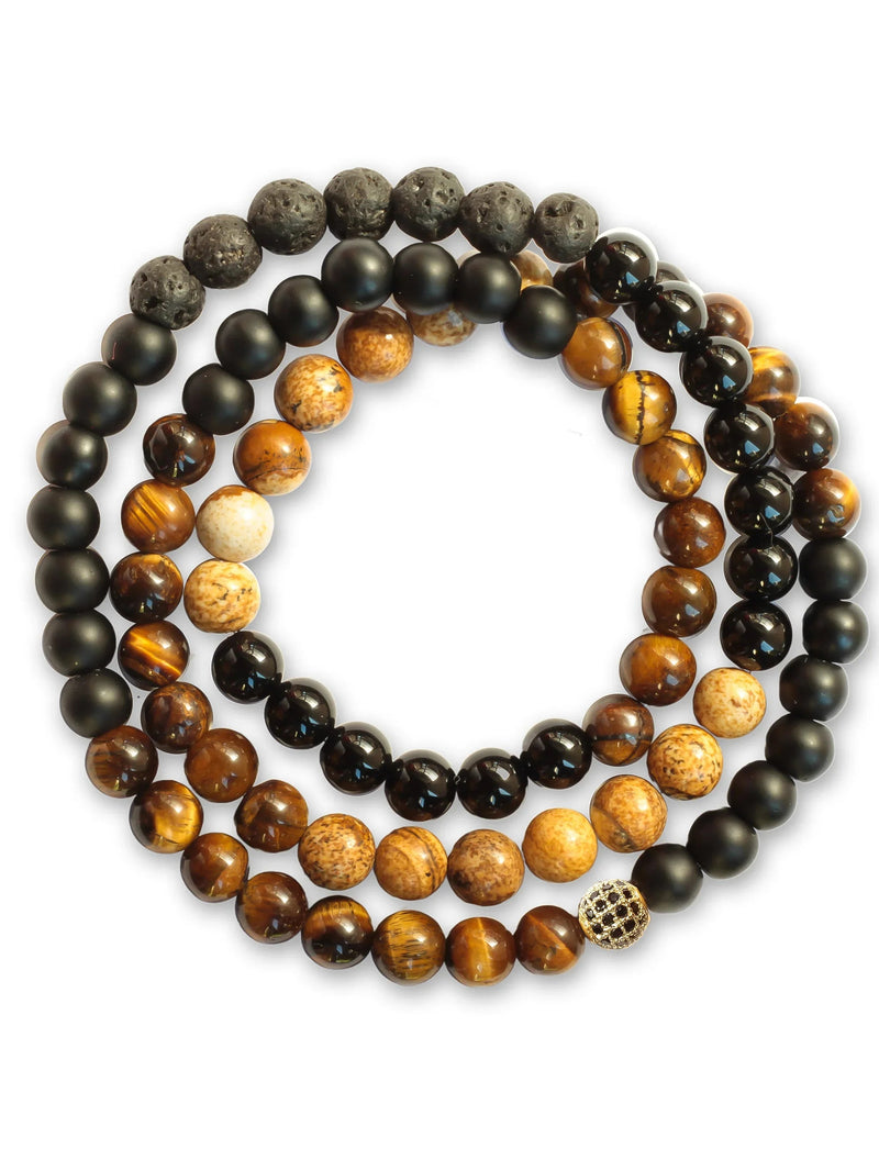 Brazalete Triple Tatacoa 6mm - Tayrona Accesorios