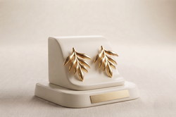 Arete nomuús Mujer Chapadas En Oro