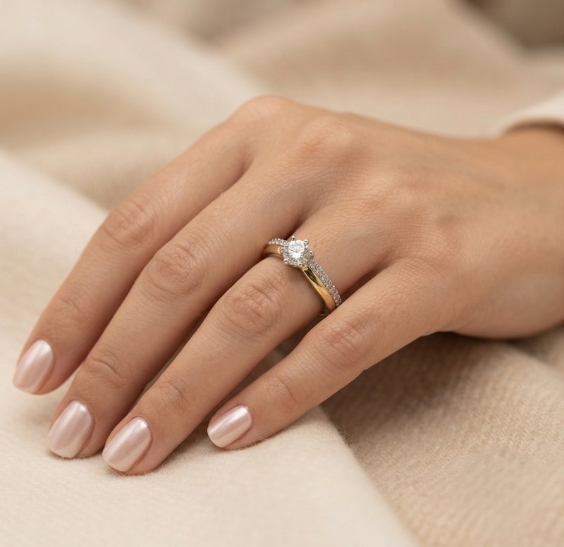 Anillo Elegancia Atemporal Oro Plata